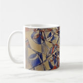 Vins et bouteilles de vin art Café Mug (Gauche)