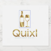 Vins et Étiquettes de vins pétillants (Étiquettes simples)