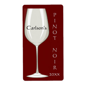 Vins faits maison Verre Vins Étiquettes
