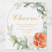 Vins floraux Étiquettes (Étiquettes simples)