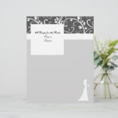Vins noirs et blancs Mariage papeterie (Debout devant)