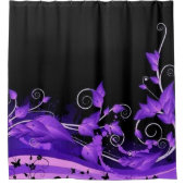 Vins pourpres feuillus rideau de douche (Devant)