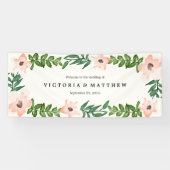 Vins romantiques Extra Grande bannière Mariage (Horizontal)