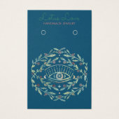 Vins Roses Mystiques OEil Élevant Collier Bijoux (Devant)