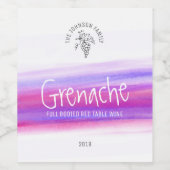 Vins rouges viniculteurs sur mesure étiquettes du (Étiquettes simples)