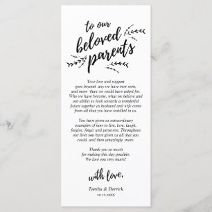 Vins Russes, Dîner Cadre Carte de remerciements