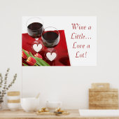 Vins un peu...Aimez beaucoup ! Poster (Cuisine)