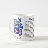 Vinson, histoire, signification et la tasse de (Devant gauche)