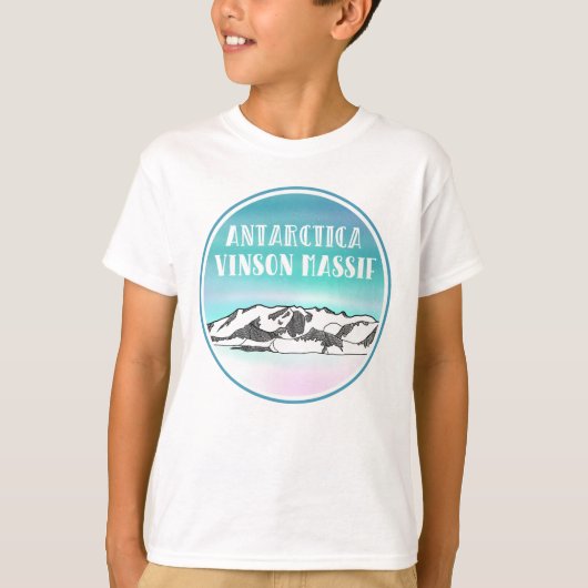 Vinson Massif Antarctica Mountain T-shirt (Voorkant)