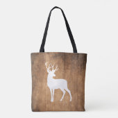 Vintaga Beauty Wood & Deer Draagtas (Achterkant)