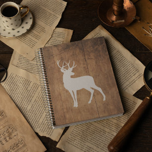 Vintaga Beauty Wood & Deer Notitieboek