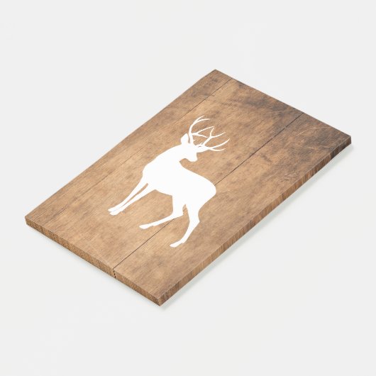 Vintaga Beauty Wood & Deer Post-it® Notes (Schuin)