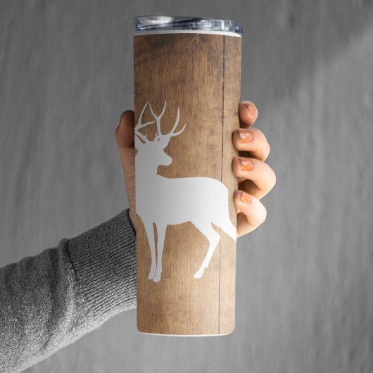 Vintaga Beauty Wood & Deer Thermosbeker