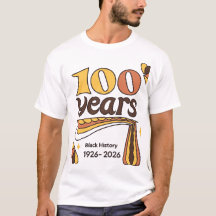 Vintage 100 Jaar Zwarte Geschiedenis 1926-2026 Her