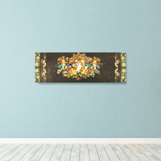 Vintage 114 canvas afdruk (Insitu (Houten vloer))