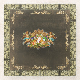 Vintage 114 glazen onderzetter