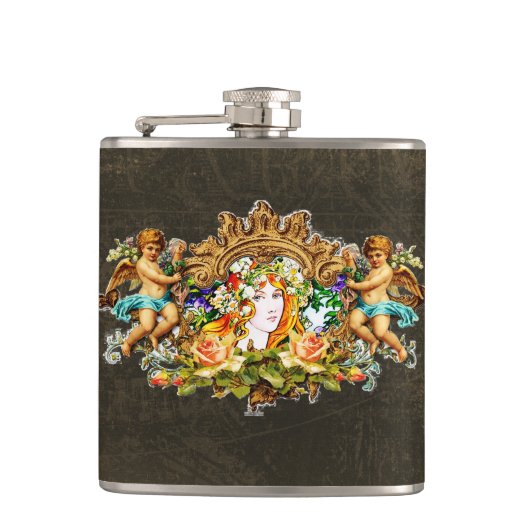 Vintage 114 heupfles (Voorkant)