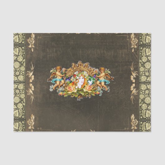 Vintage 114 tissuepapier (Voorkant)