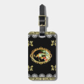 Vintage 115 bagagelabel (Voorkant verticaal)