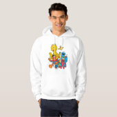 Vintage 123 Sesamstraat 2 Hoodie (Voorkant volledig)