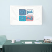 Vintage 1776 Patriottische Patchwork Spandoek (Beurs)