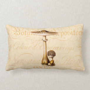 Vintage 1800: Paddenstoel Sjabloon Kussen