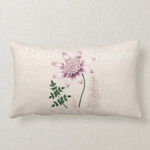Vintage 1800: Roze Dahlia Flower Dahlias Floral Kussen