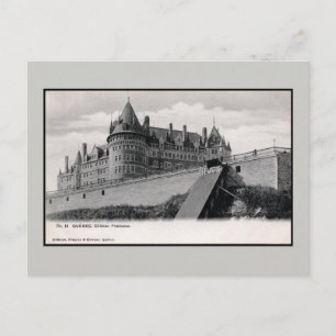 Vintage 1890 Chateau Frontenac Quebec Montreal Briefkaart