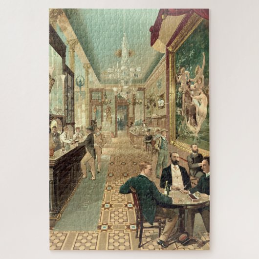 Vintage 1890 Saloon Legpuzzel (Verticaal)