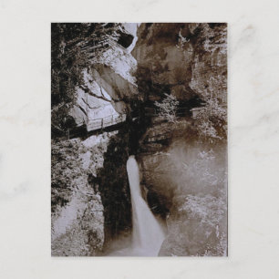 Vintage, 1890, Trummelbach Herfsten, Lauterbrunnen Briefkaart