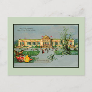 Vintage 1904 Officiële Souvenir St. Louis fair Briefkaart