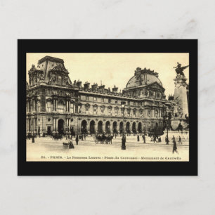 Vintage 1905 Louvre, Parijs, Frankrijk Briefkaart