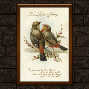 Vintage 1908 True Love's Offering Poster