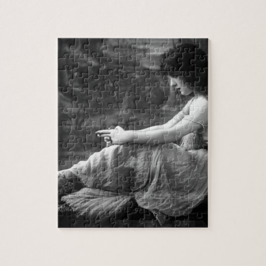 Vintage 1913 Evelyn Nesbit Legpuzzel (Verticaal)