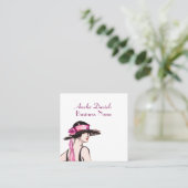 Vintage 1920's Visitekaartje van de Vlamper (Staand voorkant)