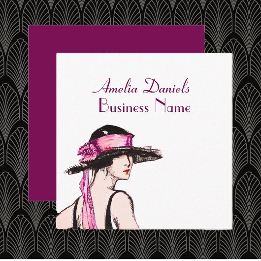 Vintage 1920's Visitekaartje van de Vlamper