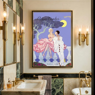 Vintage 1922 Art Deco Reproductie Parfumadvertenti Poster