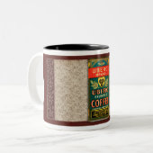VINTAGE 1925 UBERO MARQUE CAFÉ Mug (Devant gauche)