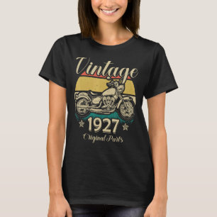 Vintage 1927 Originele Motorfietsen voor onderdele T-shirt