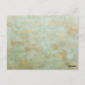 Vintage 1930's Vrouwen Kerstgroet Briefkaart (Achterkant)