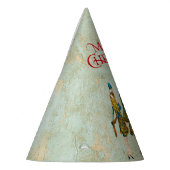 Vintage 1930's Vrouwen Kerstgroet Feesthoedjes (Links)