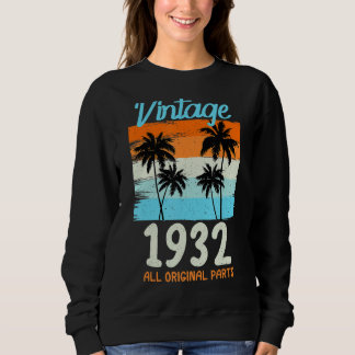 Vintage 1932 Alle originele onderdelen palmbomen Trui