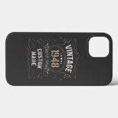 Vintage 1948 Limited Edition Custom made T-Shirt Case-Mate iPhone Case (Achterkant (horizontaal))