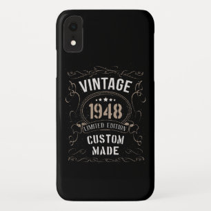 Vintage 1948 Limited Edition op maat gemaakt iPhone XR Hoesje
