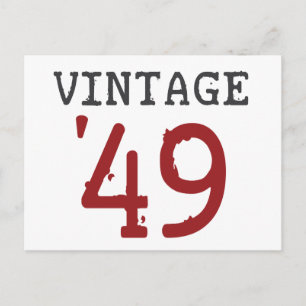 Vintage 1949 briefkaart