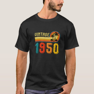 Vintage 1950 T voor mannen 71e verjaardag Gift 71 T-shirt