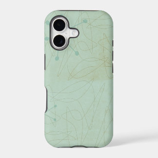Vintage 1950s Atomic Age Patroon iPhone Hoesje