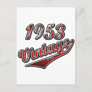 vintage 1953 briefkaart
