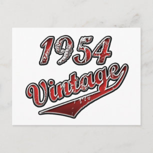vintage 1954 briefkaart