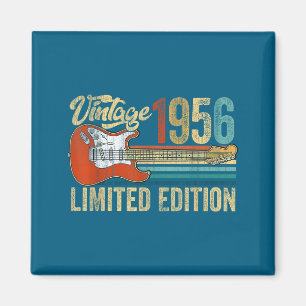 Vintage 1956 70e verjaardag 70 jaar oud gitaar magneet
